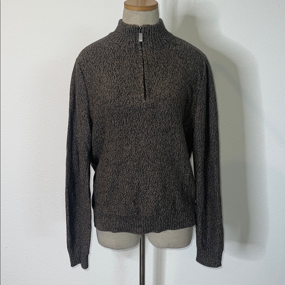 Overland Quarterzip Cotton Sweater